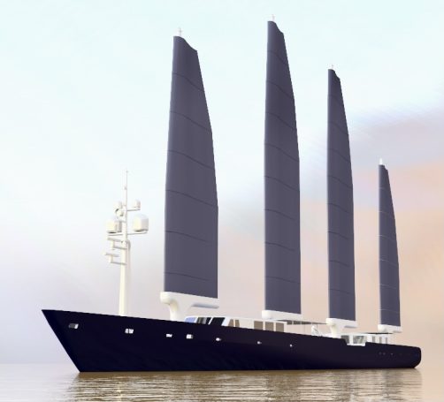 Projet cargo à volie 68 m Montecristo